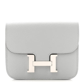 Epsom Constance Slim Wallet Bleu Glacier