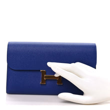 Load image into Gallery viewer, Epsom Constance Long Wallet Bleu Electrique