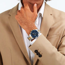 Load image into Gallery viewer, Maserati Competizione Chronograph Blue Dial Two Tone Steel Strap Watch For Men - R8873600006