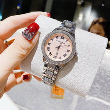 Load image into Gallery viewer, Michael Kors Tibby Multifunction Crystals Pink Dial Silver Steel Strap Watch for Women - MK4686