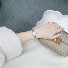 Load image into Gallery viewer, Bulova Analog Crystals Mother of Pearl Dial Silver Steel Strap Watch for Women - 98X109