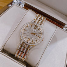 Load image into Gallery viewer, Bulova Crystal Collection Silver Crystals Dial Two Tone Steel Strap Watch for Women - 98L235