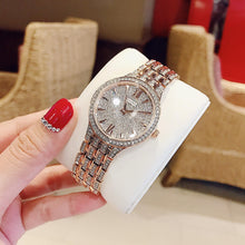 Load image into Gallery viewer, Bulova Crystal Collection Silver Crystals Dial Two Tone Steel Strap Watch for Women - 98L235