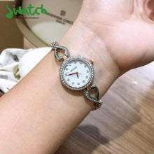 Load image into Gallery viewer, Bulova Crystals Mother of Pearl Dial Two Tone Steel Strap Watch for Women - 98X108