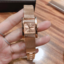 Load image into Gallery viewer, Guess Nouveau Diamonds Rose Gold Dial Rose Gold Mesh Bracelet Watch for Women - W0127L3