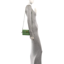 Load image into Gallery viewer, Epsom Verso Kelly Wallet To Go  Vert Criquet Bleu Brume