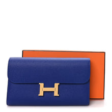 Load image into Gallery viewer, Epsom Constance Long Wallet Bleu Electrique
