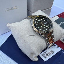 Load image into Gallery viewer, Seiko 5 Sports Automatic Special Creation Black Dial Two Tone Steel Strap Watch For Men - SRPK22