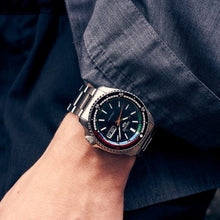 Load image into Gallery viewer, Seiko 5 Sports SKX Series Regatta Timer Retro Blue Dial Silver Steel Strap Watch For Men - SRPK13K1