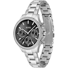 Load image into Gallery viewer, Hugo Boss Hera Black Dial Silver Steel Strap Watch for Women - 1502593