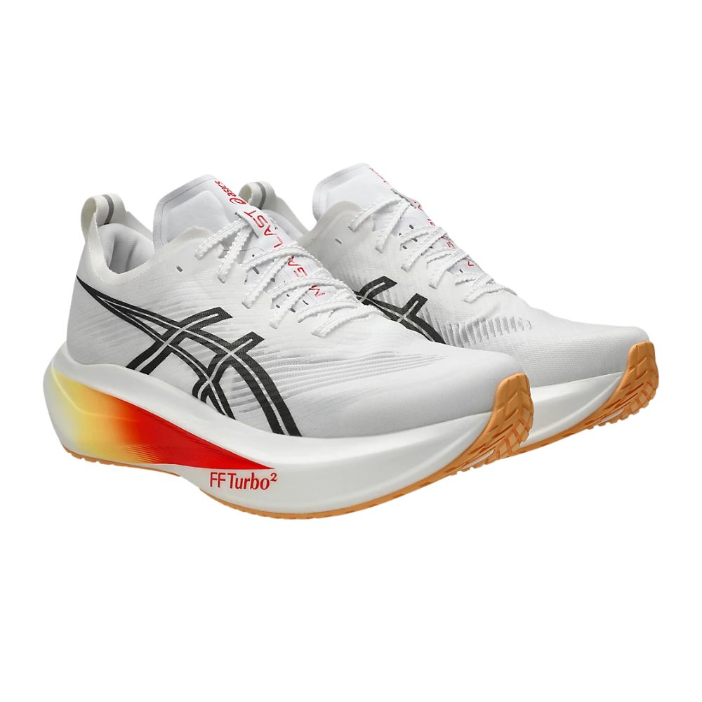 Megablast Unisex :White | Orange Glow