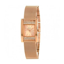 Load image into Gallery viewer, Guess Nouveau Diamonds Rose Gold Dial Rose Gold Mesh Bracelet Watch for Women - W0127L3