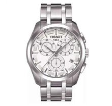 Load image into Gallery viewer, Tissot T Classic Couturier Chronograph White Dial Silver Steel Strap Watch For Men - T101.617.11.031.00
