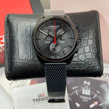 Load image into Gallery viewer, Tissot T Classic PR 100 Chronograph Black Dial Black Mesh Bracelet Watch For Men - T101.417.33.051.00