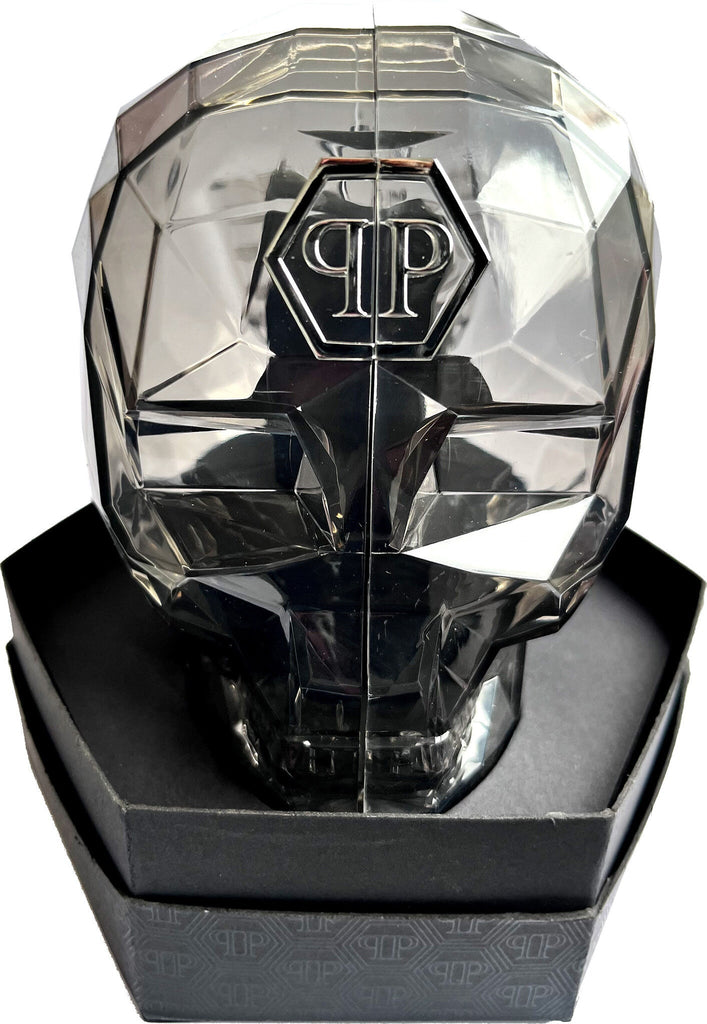 Philipp Plein The Skull Grey Dial Grey Silicone Strap Watch For Men- PWAAA2324