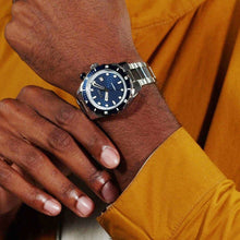 Load image into Gallery viewer, Hugo Boss Bossmatic Automatic Blue Dial Silver Steel Strap Watch for Men - 1514177