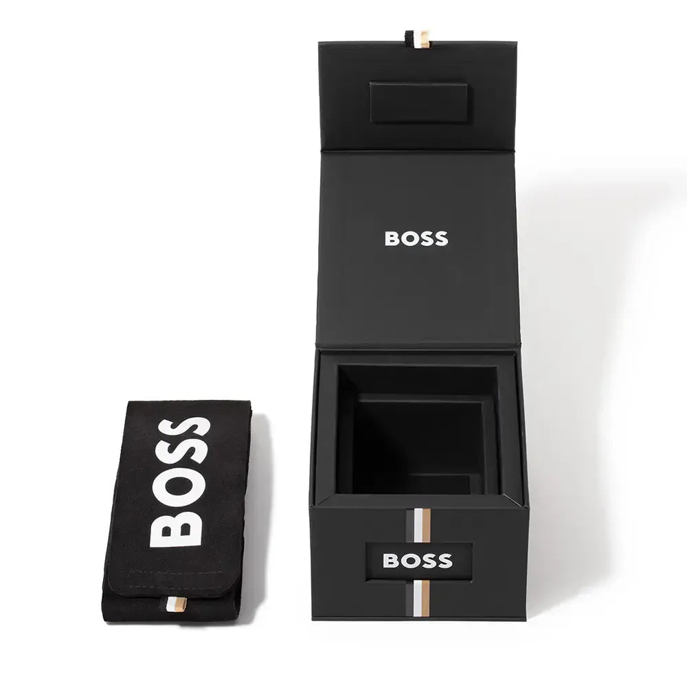 Hugo Boss Bossmatic Automatic White Dial Silver Steel Strap Watch for Men - 1514212