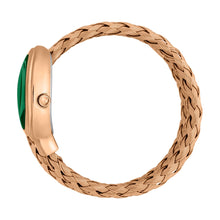 Load image into Gallery viewer, Just Cavalli Novara Green Dial Rose Gold Steel Strap Watch for Women - JC1L264M0045