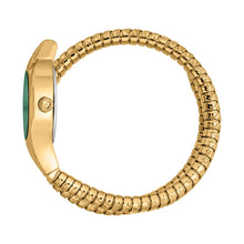 Load image into Gallery viewer, Just Cavalli Amalfi Green Dial Gold Steel Strap Watch for Women - JC1L270M0035