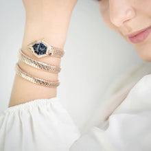 Load image into Gallery viewer, Just Cavalli Mesmerizing Blue Dial Rose Gold Steel Strap Watch for Women - JC1L304M0045