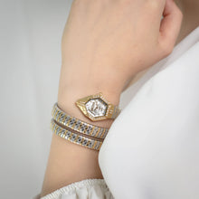 Load image into Gallery viewer, Just Cavalli Mesmerizing White Dial Two Tone Steel Strap Watch for Women - JC1L304M0055