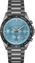 Load image into Gallery viewer, Hugo Boss Strike Chronograph Blue Dial Black Steel Strap Watch for Men - 1514242