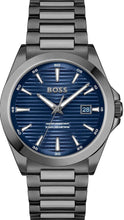 Load image into Gallery viewer, Hugo Boss Strike Blue Dial Gunmetal Grey Steel Strap Watch for Men - 1514175