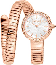 Load image into Gallery viewer, Just Cavalli Enchanting White Dial Rose Gold Steel Strap Watch for Women - JC1L301M0045