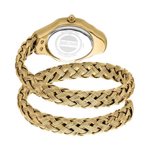 Load image into Gallery viewer, Just Cavalli Twined Mother of Pearl Dial Gold Steel Strap Watch for Women - JC1L305M0025