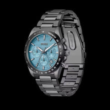 Load image into Gallery viewer, Hugo Boss Strike Chronograph Blue Dial Black Steel Strap Watch for Men - 1514242