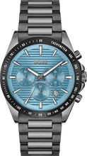 Load image into Gallery viewer, Hugo Boss Strike Chronograph Blue Dial Black Steel Strap Watch for Men - 1514242