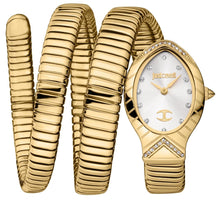 Load image into Gallery viewer, Just Cavalli Classico Lungo White Dial Gold Steel Strap Watch for Women - JC1L248M0025