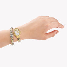 Load image into Gallery viewer, Just Cavalli Twined Mother of Pearl Dial Two Tone Steel Strap Watch for Women  - JC1L305M0055