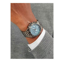 Load image into Gallery viewer, Hugo Boss Strike Chronograph Blue Dial Black Steel Strap Watch for Men - 1514242