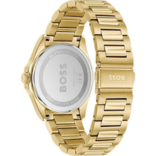 Load image into Gallery viewer, Hugo Boss Strike Blue Dial Gold Steel Strap Watch for Men - 1514172