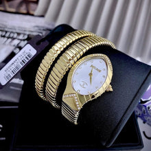 Load image into Gallery viewer, Just Cavalli Classico Lungo White Dial Gold Steel Strap Watch for Women - JC1L248M0025
