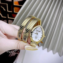 Load image into Gallery viewer, Just Cavalli Classico Lungo White Dial Gold Steel Strap Watch for Women - JC1L248M0025