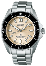 Load image into Gallery viewer, Seiko Prospex Polygonal Divers Automatic Pearl White Dial Silver Steel Strap Watch for Men - SPB481J1