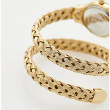 Load image into Gallery viewer, Just Cavalli Twined Mother of Pearl Dial Gold Steel Strap Watch for Women - JC1L305M0025