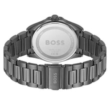 Load image into Gallery viewer, Hugo Boss Strike Blue Dial Gunmetal Grey Steel Strap Watch for Men - 1514175