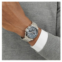 Load image into Gallery viewer, Hugo Boss Strike Chronograph Blue Dial Silver Steel Strap Watch for Men - 1514240