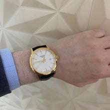 Load image into Gallery viewer, Tissot Classic Dream Ivory Dial Brown Leather Strap Watch for Men - T129.410.36.261.00