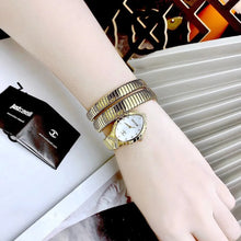 Load image into Gallery viewer, Just Cavalli Classico Lungo White Dial Gold Steel Strap Watch for Women - JC1L248M0025