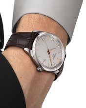 Load image into Gallery viewer, Tissot PR 100 Quartz Silver Dial Black Leather Strap Watch for Men - T150.410.16.031.00