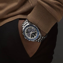 Load image into Gallery viewer, Seiko Prospex Speedtimer Solar Chronograph Grey Dial Silver Steel Strap Watch for Men - SSC939