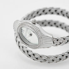 Load image into Gallery viewer, Just Cavalli Twined Mother of Pearl Dial Silver Steel Strap Watch for Women - JC1L305M0015