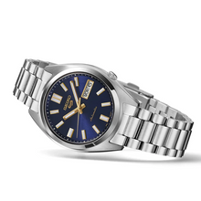 Load image into Gallery viewer, Seiko 5 Sports Automatic Blue Dial Silver Steel Strap Watch for Men - SRPL55K1