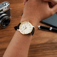 Load image into Gallery viewer, Tissot Classic Dream Ivory Dial Brown Leather Strap Watch for Men - T129.410.36.261.00