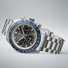 Load image into Gallery viewer, Seiko Prospex Speedtimer Solar Chronograph Grey Dial Silver Steel Strap Watch for Men - SSC939