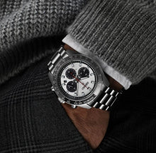 Load image into Gallery viewer, Seiko Prospex Speedtimer Solar Chronograph Silver Dial Silver Steel Strap Watch for Men - SSC911